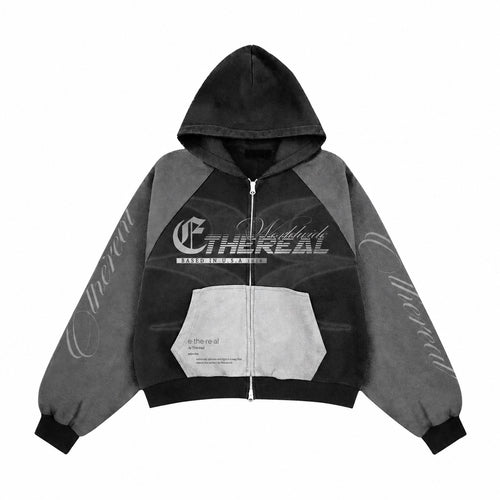 Riven Hills Worldwide Hoodie front flat lay
